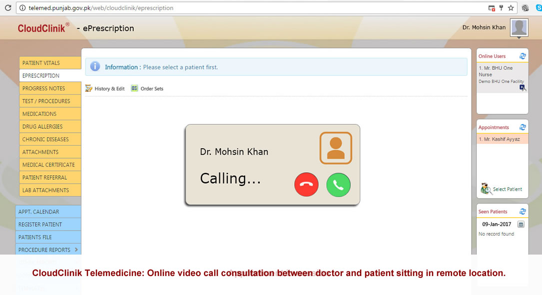 Online Appointment, online Scheduling and tracks your daily appointments,Practice Management